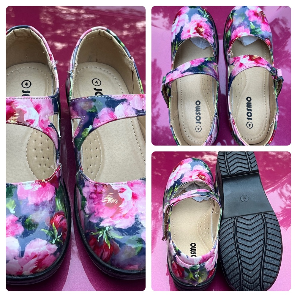 Josmo Multi-Floral Mary Janes